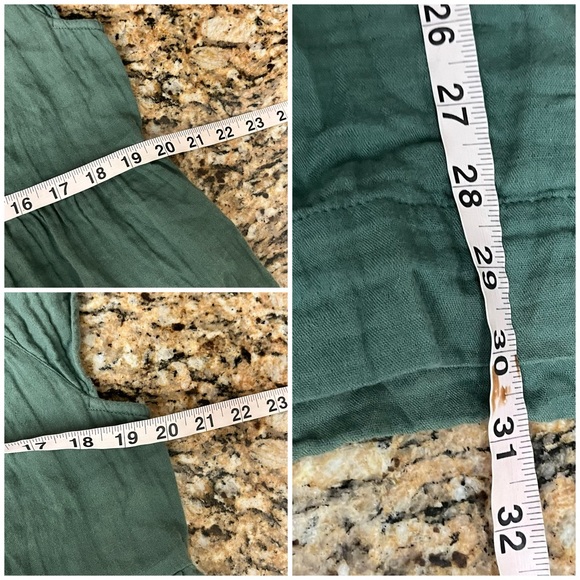 Old Navy Flutter-Sleeve V-Neck Mini Swing Dress Gauze Slub Knit Beach Babydoll M - Picture 6 of 8